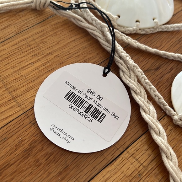 Mother of pearl macrame belt ✨✨✨ - Picture 4 of 4